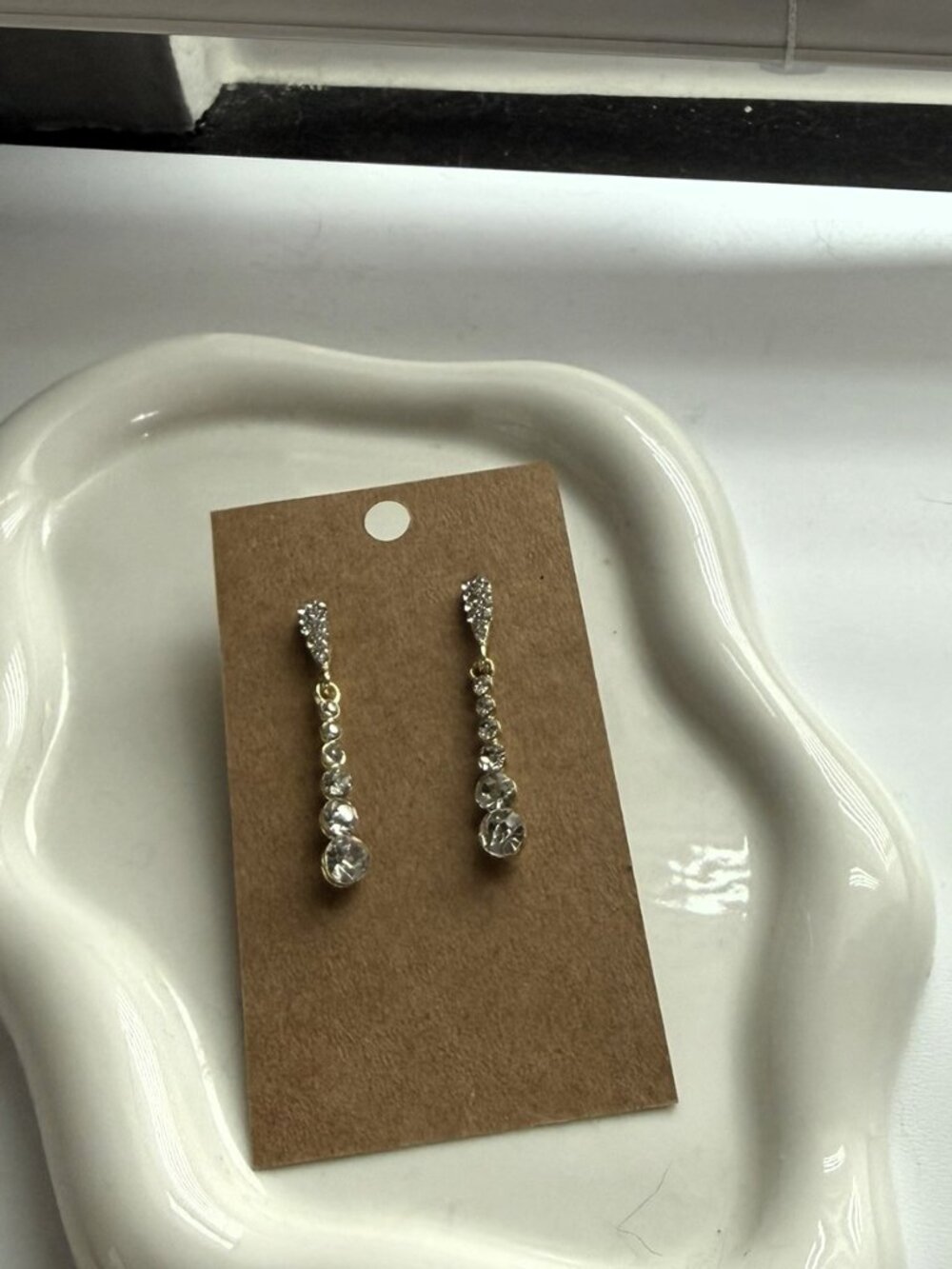 Amazon Diamond Drop Earrings
